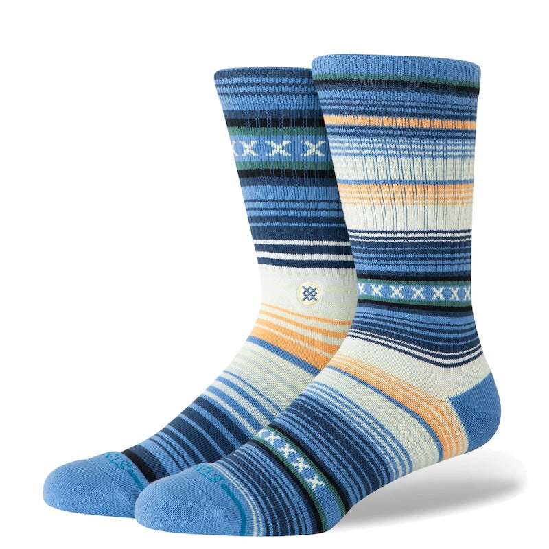 STANCE SOCKS ソックス CURREN ST CREW ブルー 商品画像 1