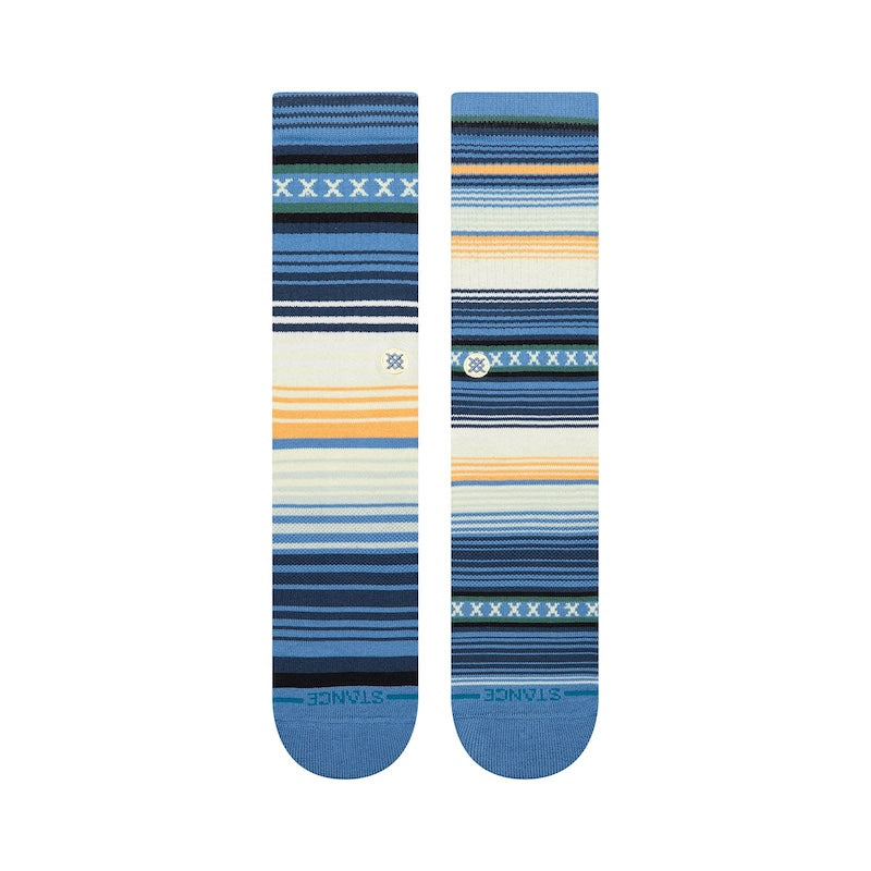 STANCE SOCKS ソックス CURREN ST CREW ブルー 商品画像 正面