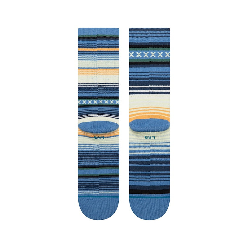 STANCE SOCKS ソックス CURREN ST CREW ブルー 商品画像 背面