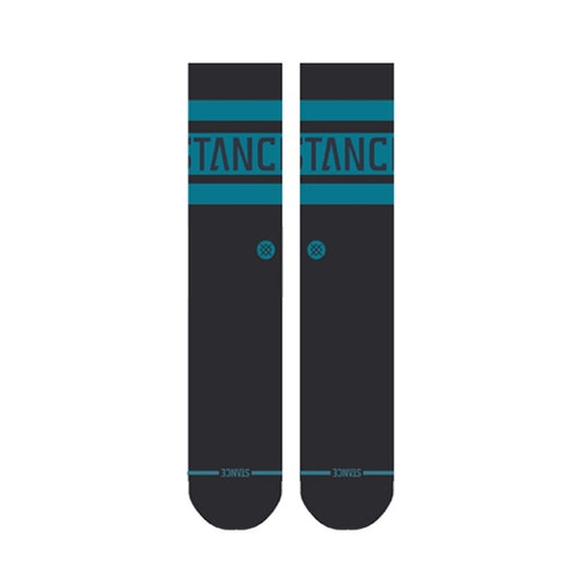 STANCE SOCKS ソックス STANCE BOYD CREW Black/Teal 商品画像