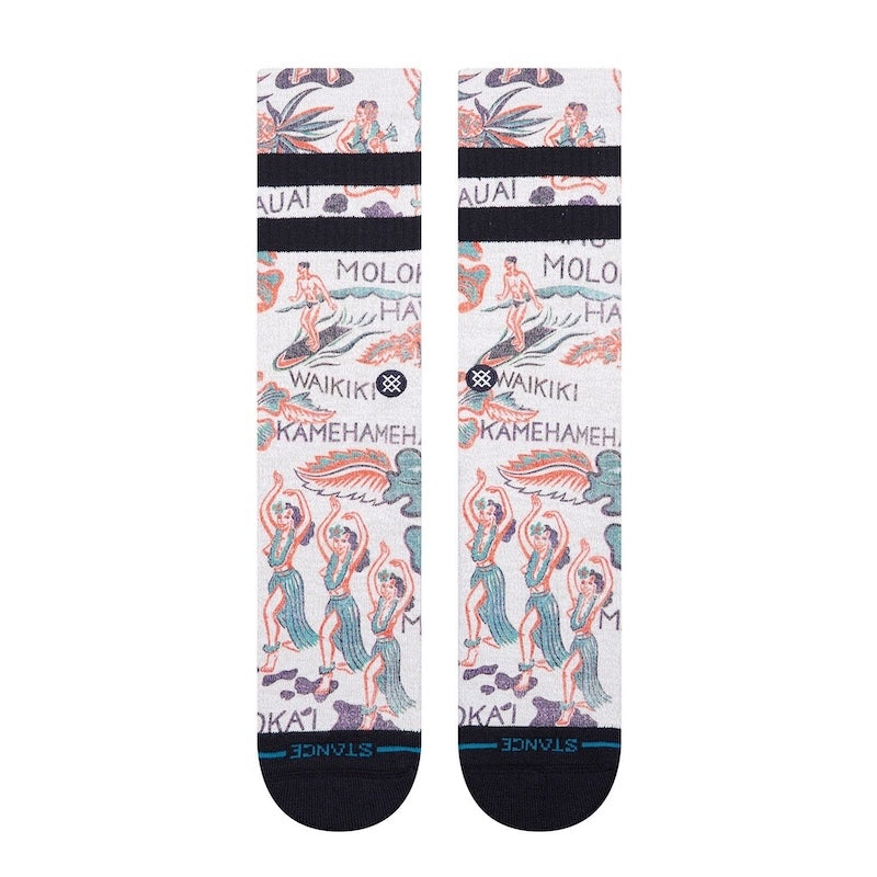 STANCE SOCKS ソックス LEI LEI CREW グレー 商品画像 正面