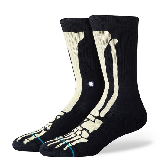 STANCE SOCKS ソックス BONE 3 CREW ブラック 商品画像 1