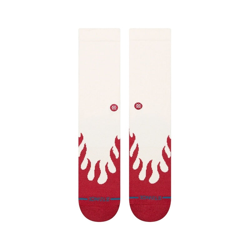 STANCE SOCKS ソックス HEATING UP CREWレッド 商品画像 正面