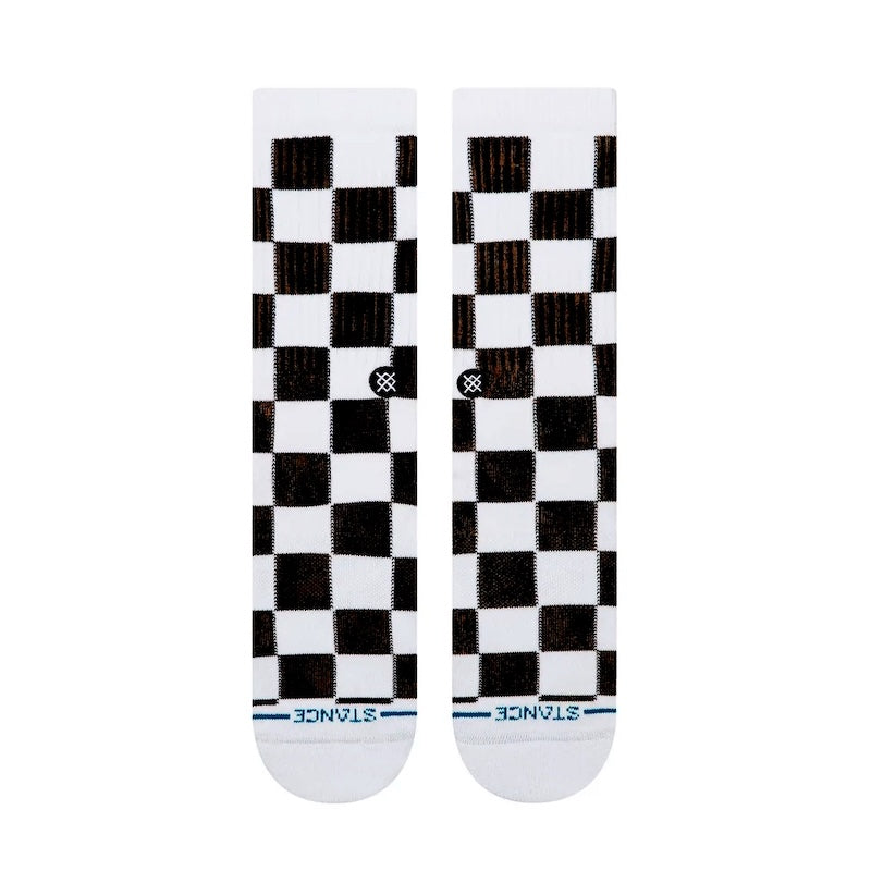 STANCE SOCKS ソックス DANCE FLOOR CREW ホワイト 商品画像 正面