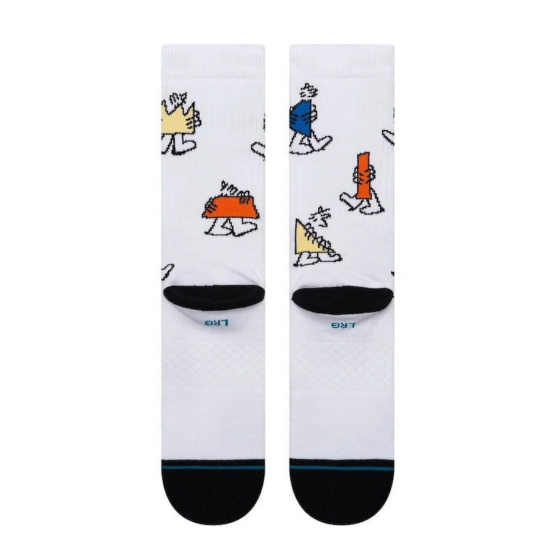 STANCE SOCKS ソックス SHAPE SHIFTER CREW ホワイト 商品画像 背面