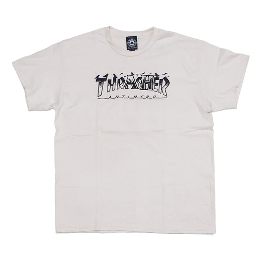 THRASHER x ANTI HERO　Tシャツ　"PIGEON MAG TEE"　(Natural)