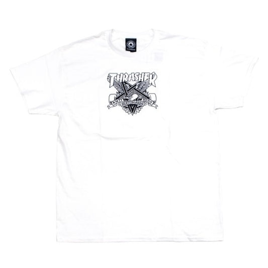 THRASHER x ANTI HERO　Tシャツ　"EAGLEGRAM TEE"　(White)