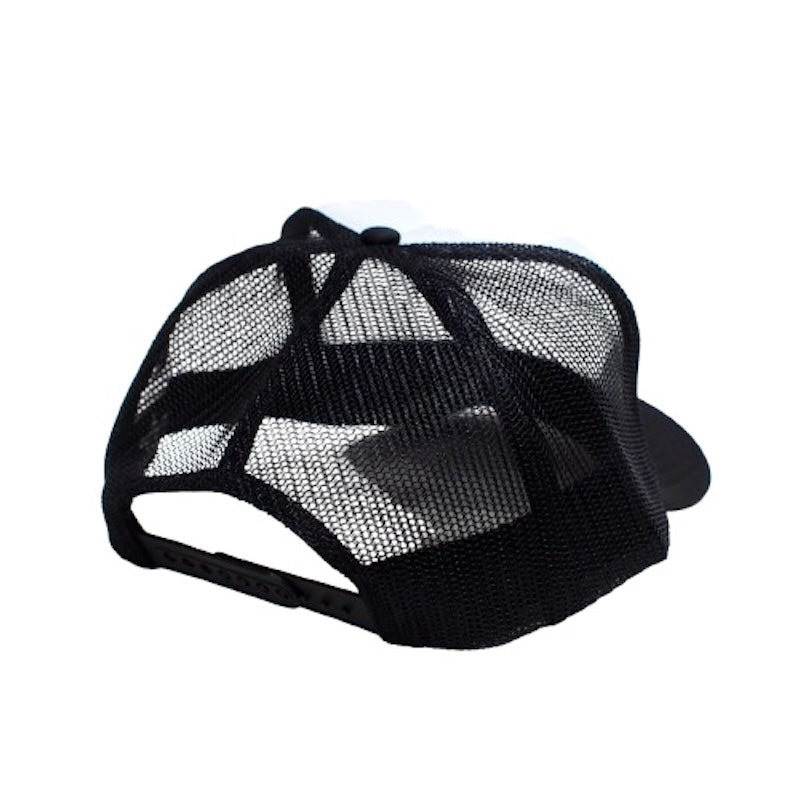 THRASHER　キャップ　"METAL TRUCKER CAP"　(Black / White / Black)