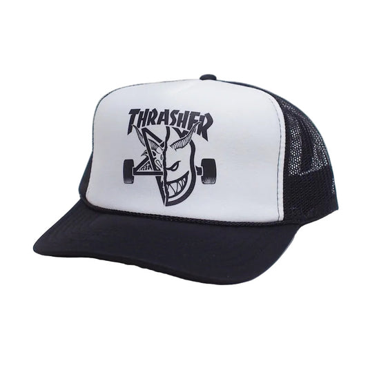 THRASHER x SPITFIRE コラボメッシュキャップ ブラック