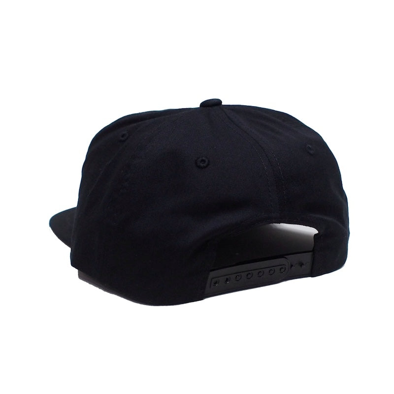 THRASHER x SPITFIRE コラボスナップバックキャップ ブラック 背面