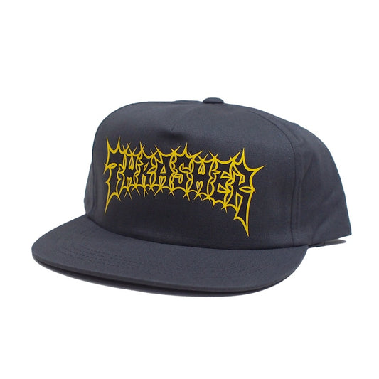 THRASHER キャップ SPIKEY SNAPBACK CAP チャコール 商品画像 斜め