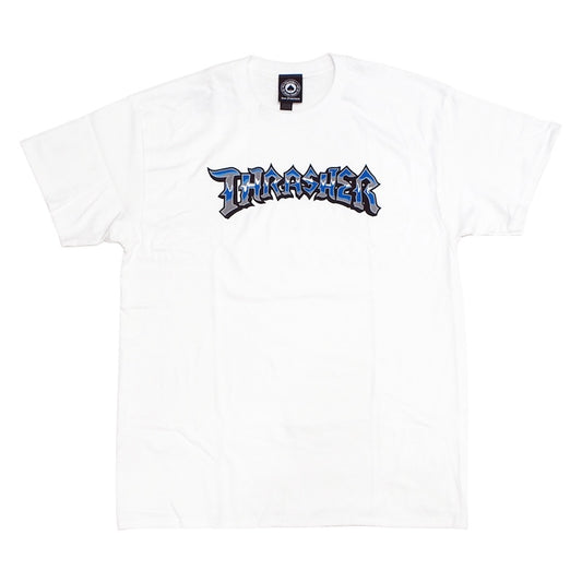 THRASHER Tシャツ CRUISIN' PAINT TEE ホワイト 商品画像 正面