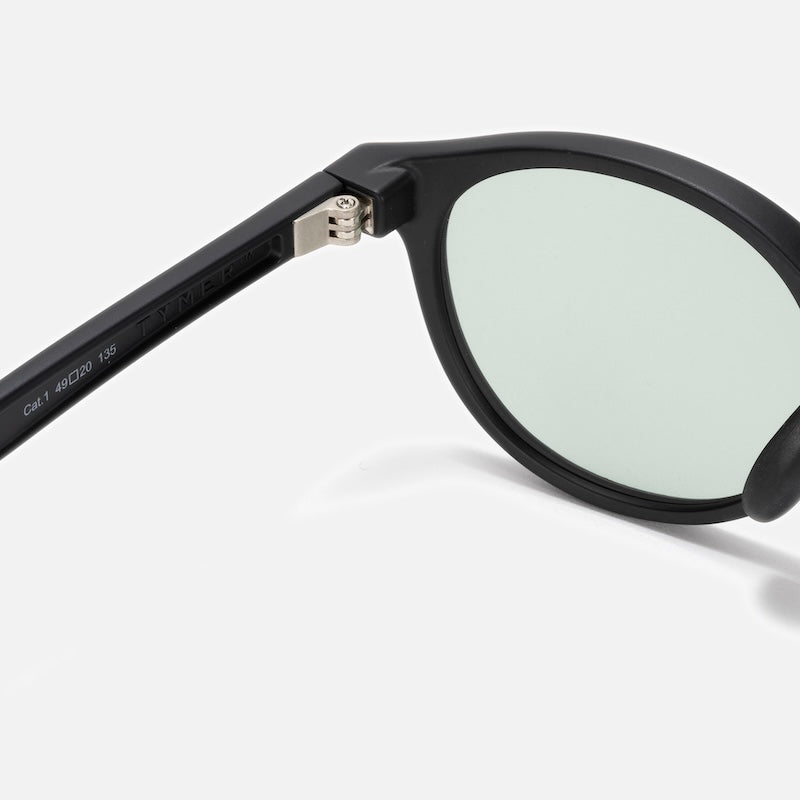 TYMER サングラス OLIVER (Matt Black / Light Green) 商品画像 5