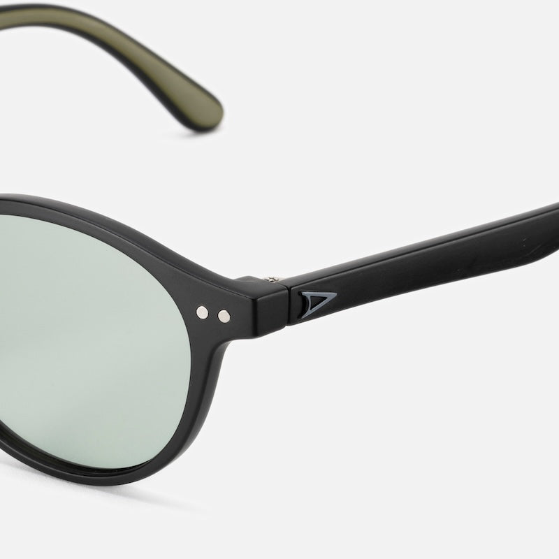 TYMER サングラス OLIVER (Matt Black / Light Green) 商品画像 6
