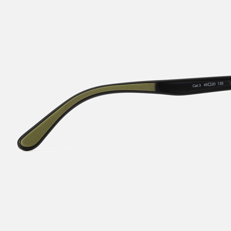 TYMER サングラス OLIVER (Matt Black / Dark Green) 商品画像 8