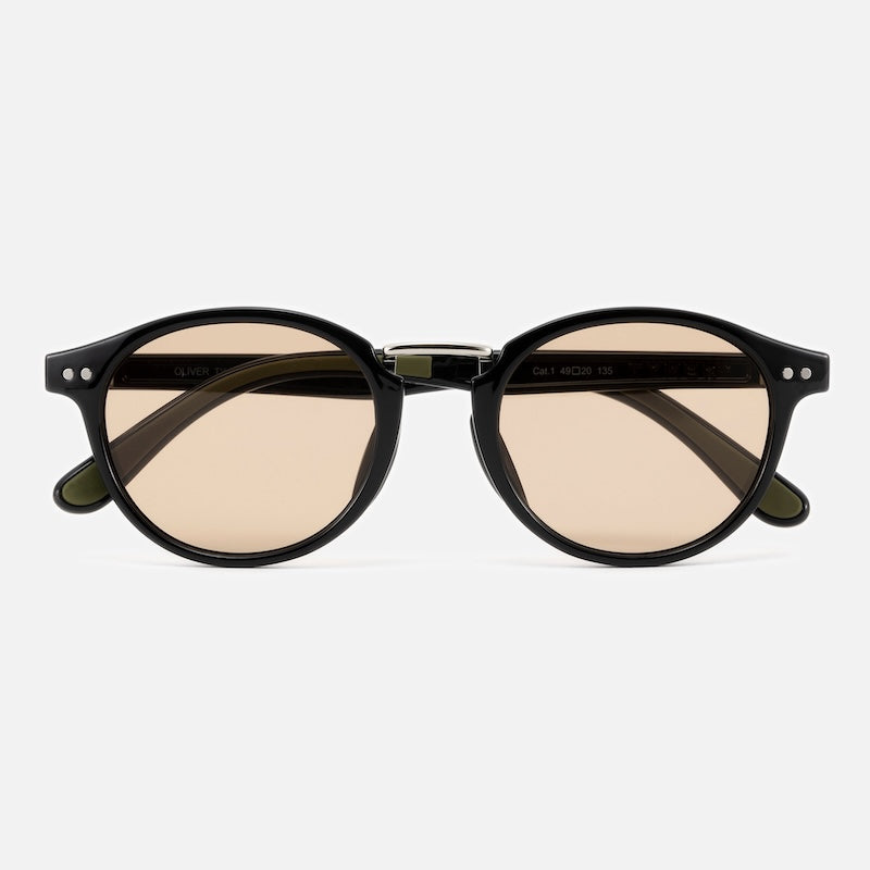 TYMER サングラス OLIVER (Glass Black / Light Brown) 商品画像 1
