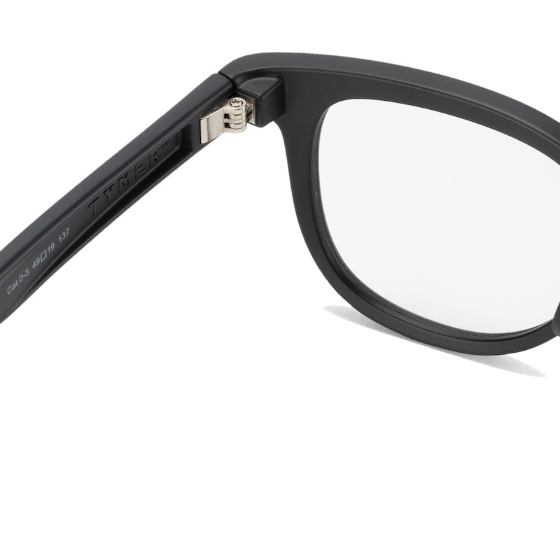 TYMER サングラス BLAKE (Matt Black / Photochromic Clear to Gray) 商品画像 金具