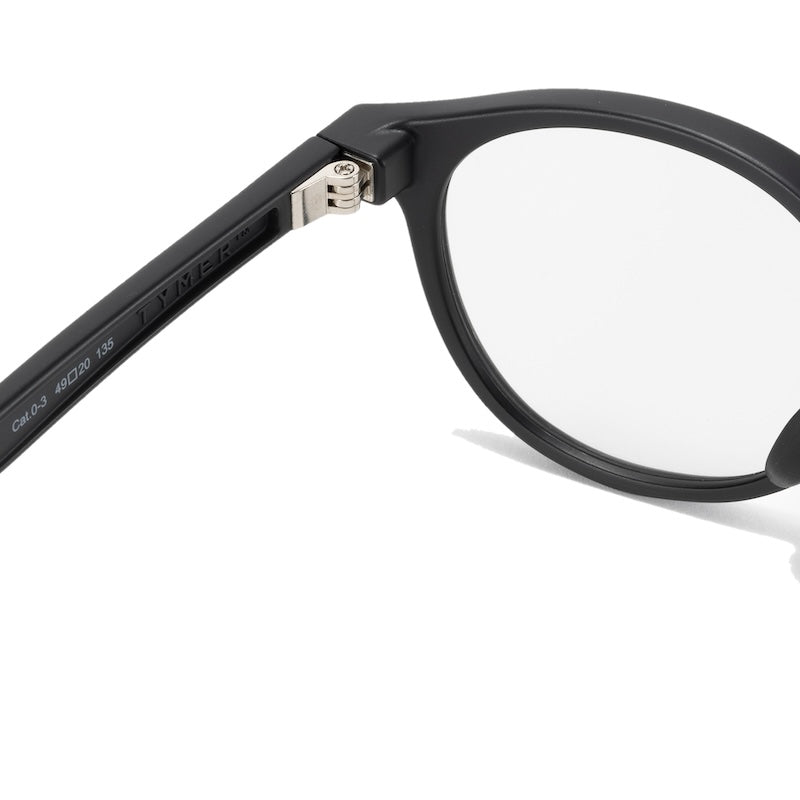 TYMER サングラス OLIVER (Glass Black / Photochromic Clear to Gray) 商品画像 クローズアップ 2