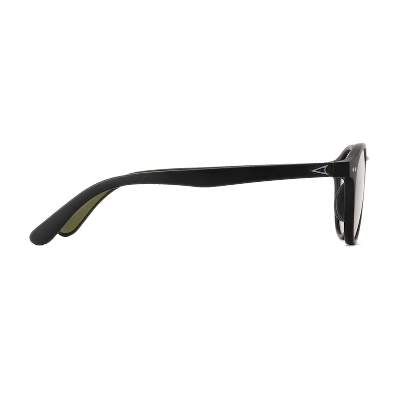 TYMER サングラス OLIVER (Matt Black / Photochromic Gray Polarized) 商品画像 サイド