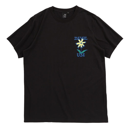 Deviluse　Tシャツ　"PRICKLY FLOWER TEE"　(Black)