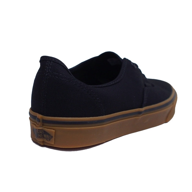VANS オーセンティック AUTHENTIC ブラック/ガム バックビュー