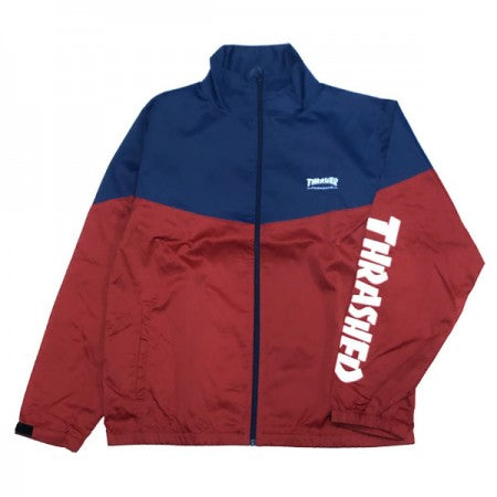 THRASHER　ジャケット　"MAG STAND FULL ZIP JACKET"　(Navy/Red)