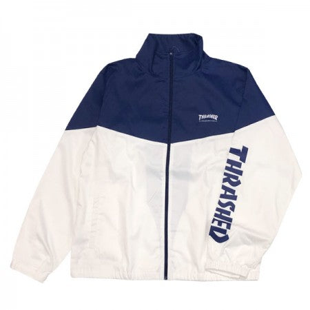 THRASHER　ジャケット　"MAG STAND FULL ZIP JACKET"　(Navy/White)