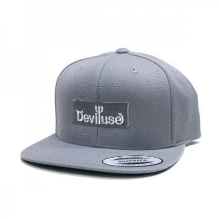 Deviluse　キャップ　"BOX LOGO SNAPBACK CAP"　(Silver)