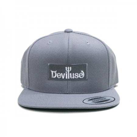 Deviluse　キャップ　"BOX LOGO SNAPBACK CAP"　(Silver)