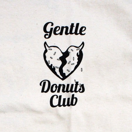 Deviluse　L/STシャツ　"GENTLE DONUTS CLUB L/S TEE"　(Natural)