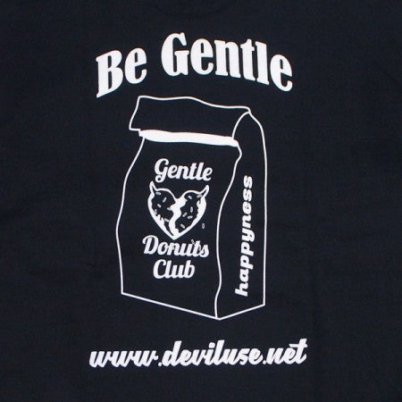 Deviluse　L/STシャツ　"GENTLE DONUTS CLUB L/S TEE"　(Black)