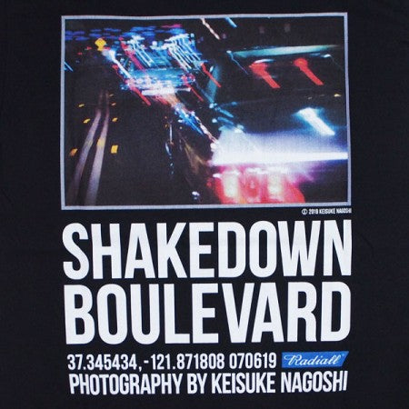 RADIALL　Tシャツ　"BOULEVARD CREW NECK T-SHIRT S/S"　(Black)