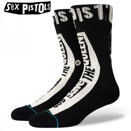 STANCE x SEX PISTOLS　ソックス　"GOD SAVE THE QUEEN"　(Black)