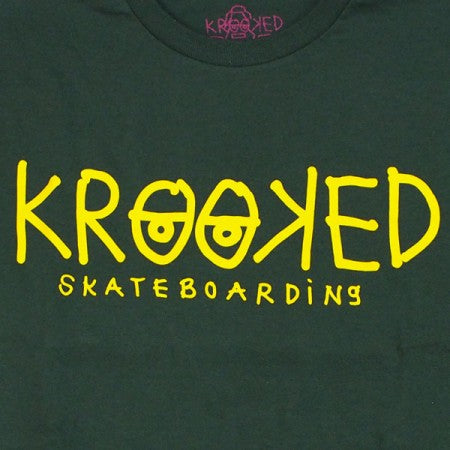 KROOKED　Tシャツ　"KROOKED EYES TEE"　(Forest Green)