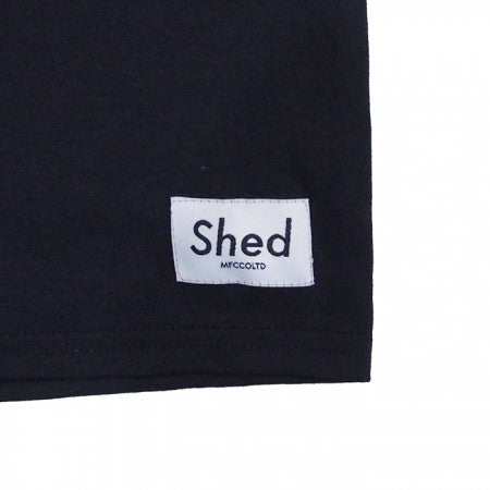 Shed　L/STシャツ　"authentic POLS"　(black)