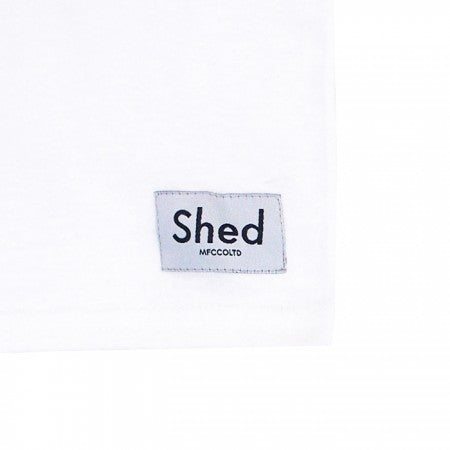 Shed　L/STシャツ　"authentic POLS"　(white)