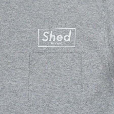 Shed　L/STシャツ　"box POLS"　(Gray)