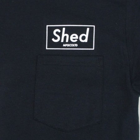 Shed　L/STシャツ　"box POLS"　(Black)