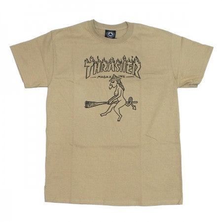THRASHER　Tシャツ　"WITCH S/S TEE"　(Tan)