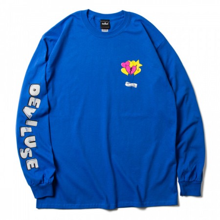 Deviluse　L/STシャツ　"BALLOON L/S TEE"　(Blue)