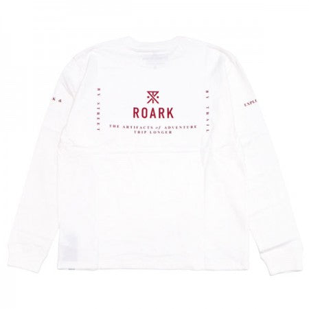 ROARK REVIVAL　L/STシャツ　"SEEK & EXPLORE L/S TEE"　(White)