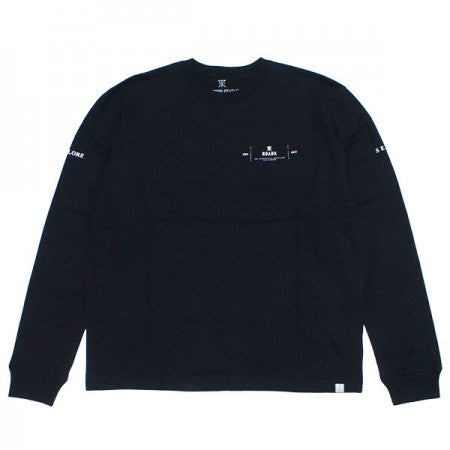 ROARK REVIVAL　L/STシャツ　"SEEK & EXPLORE L/S TEE"　(Black)