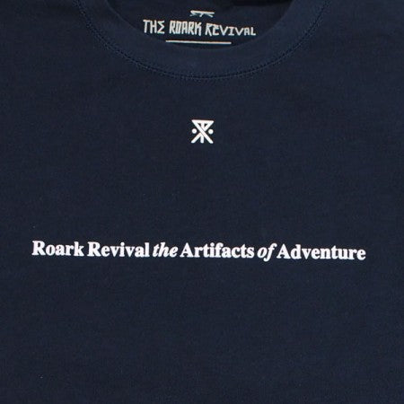 ROARK REVIVAL　L/STシャツ　"ARTIFACTS 9.3oz H/W L/S TEE"　(Navy)