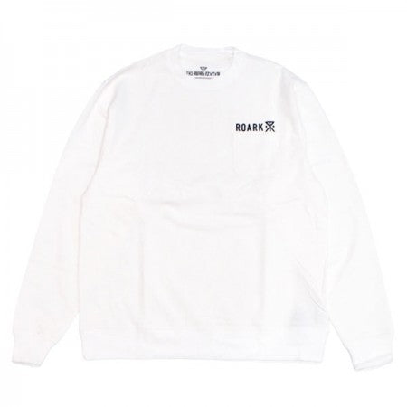 ROARK REVIVAL　L/STシャツ　"LOGO 9.3oz H/W L/S POCKET TEE"　(White)