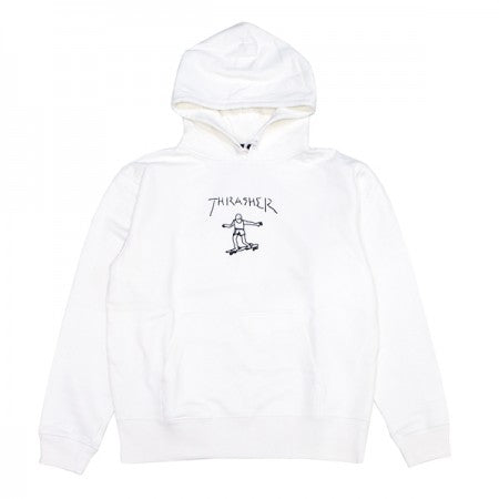 THRASHER　パーカ　"GONZ PARKA(Pile)"　(White)