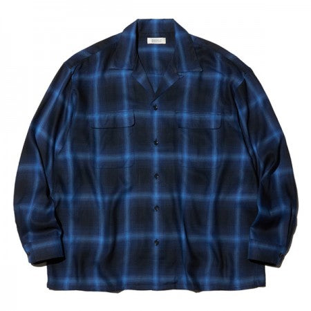 RADIALL　L/Sシャツ　"EASY OPEN COLLARED SHIRT L/S"　(Midnight Navy)