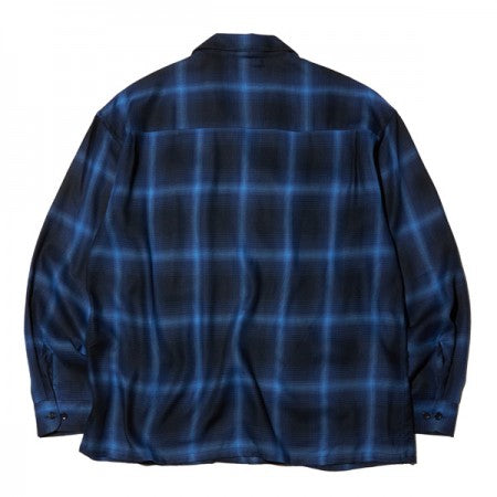 RADIALL　L/Sシャツ　"EASY OPEN COLLARED SHIRT L/S"　(Midnight Navy)