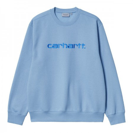 Carhartt WIP　クルースウェット　"CARHARTT SWEATSHIRT"　(Flosted Blue / Gulf)