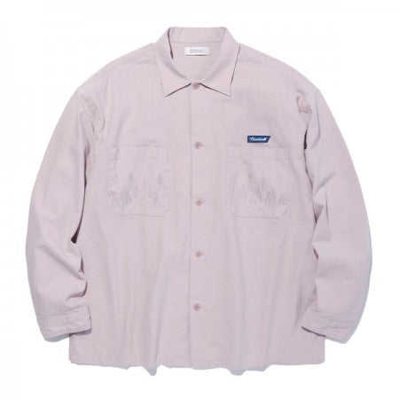 RADIALL　L/Sシャツ　"SLOW BURN OPEN COLLARED SHIRT L/S"　(Pink)