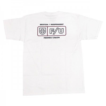 BRIXTON×INDEPENDENT　Tシャツ　"TURNPIKE S/S STANDARD TEE"　(White)